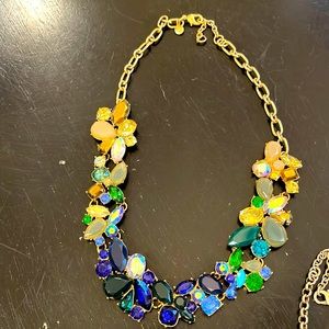 Beaded statement necklace